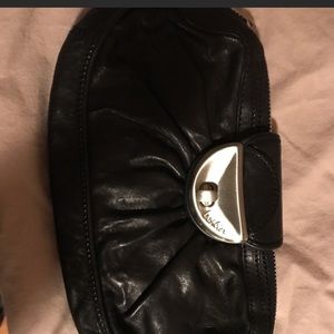 Botkier leather zip clutch